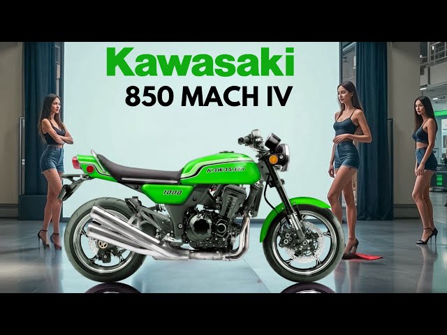 2 STROKE!! 2025 NEW KAWASAKI 850 MACH IV UNVEILED!!