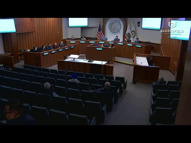 City of Bakersfield Planning Commission Meeting 1-16-25