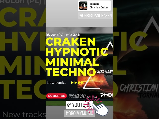 [248] Christian Craken Tornado and more #minimaltechno #musicvideo