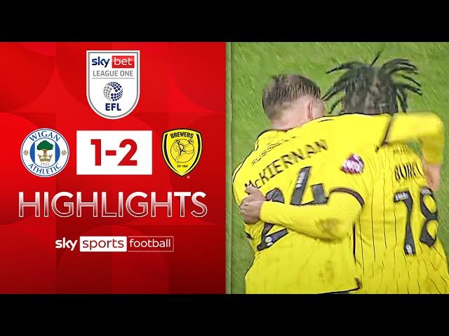 Burrell bags winner in Burton comeback! | Wigan 1-2 Burton | League One Highlights