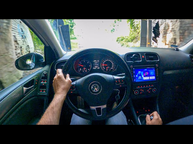 2012 Volkswagen Golf VI [1.6 TDI 105 HP] | POV Test Drive #872 Joe Black