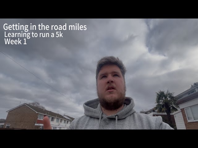 getting road miles in | Garmin running coach | week 1