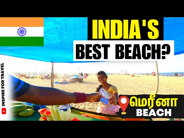 Exploring India's Largest Urban Beach l Chennai Vlog 🇮🇳