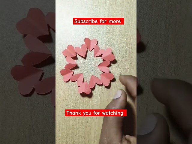 flower making with paper | paper design #flowers #diy #shorts