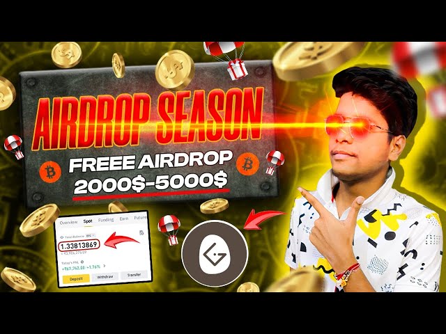 😱😱 Earn Freee Gauranteed 5000$ From Airdrops | Biggest Crypto Airdrop of 2024 | Best Airdrop 2024