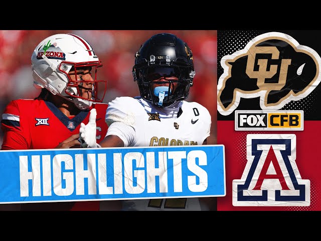 Colorado Buffaloes vs. Arizona Wildcats Highlights | FOX College Football