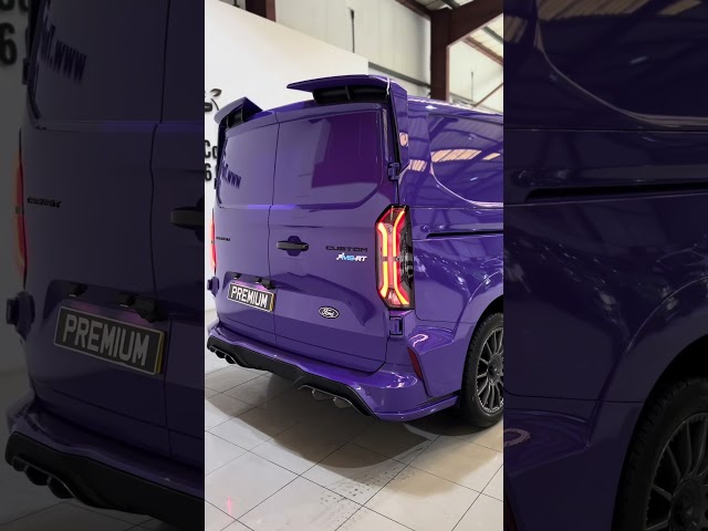 The NEW Ford Transit MS-RT finished in Turini Purple Metallic!  #fordtransitcustom