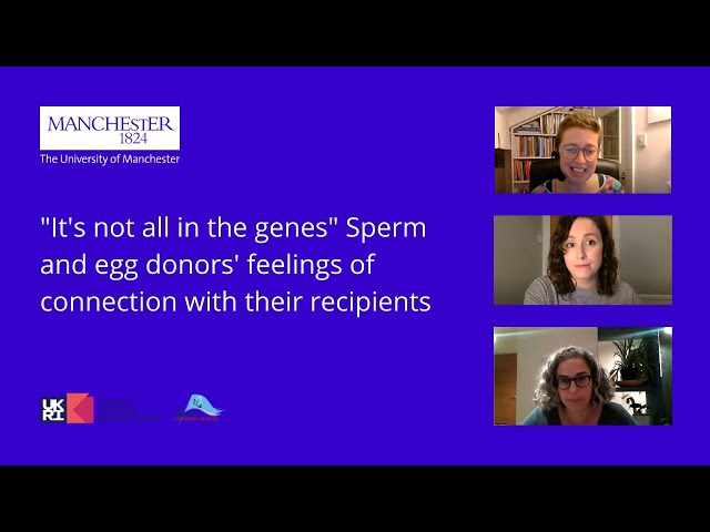 Sperm and egg donors' feelings of connection with recipient parents - event recording