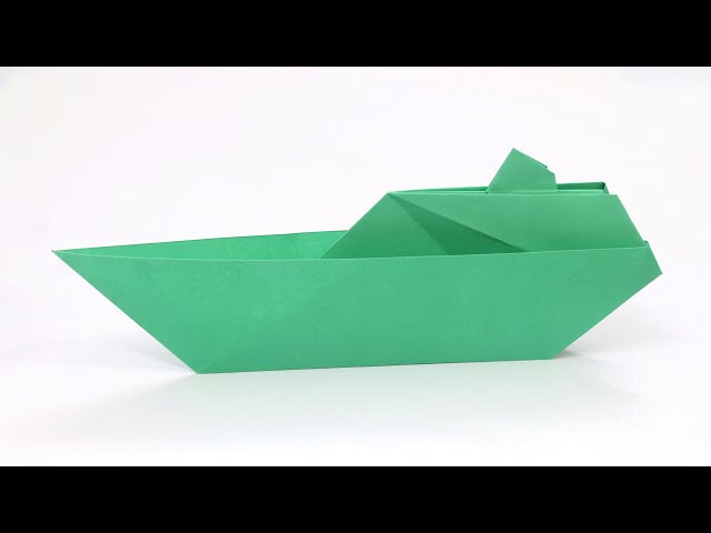 How to Make a Paper Yacht Easy - Origami Boat Tutorial