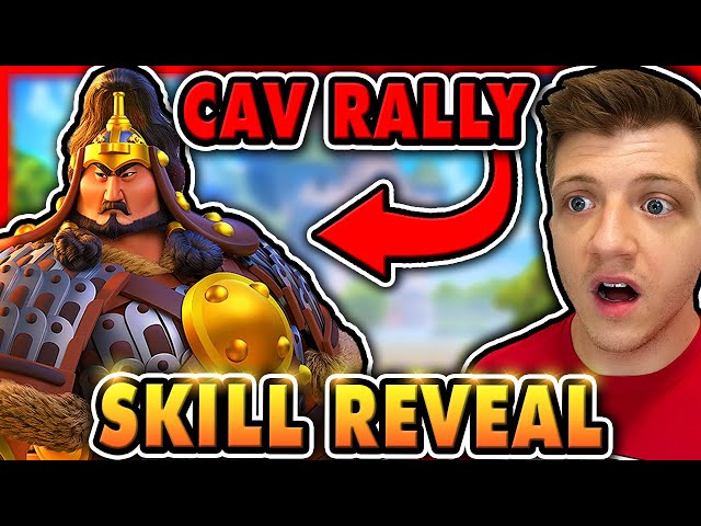 NEW Cavalry RALLY Commander SKILL REVEAL! Subutai in Rise of Kingdoms