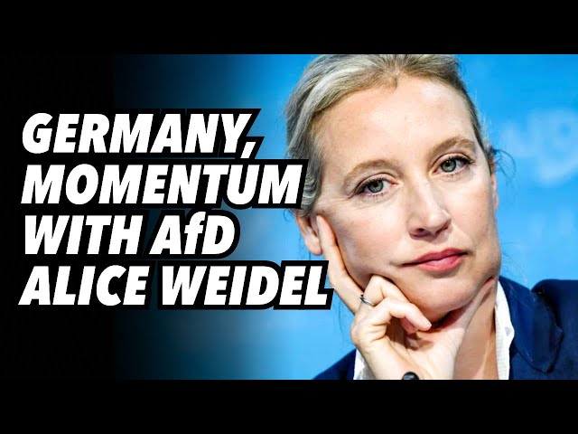 Germany elections, momentum with AfD Alice Weidel