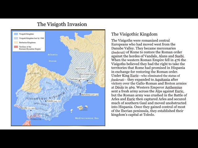 God Uses the Book of Revelation to Preserve the Church in Spain - The Visigoth Invasion 410-715AD