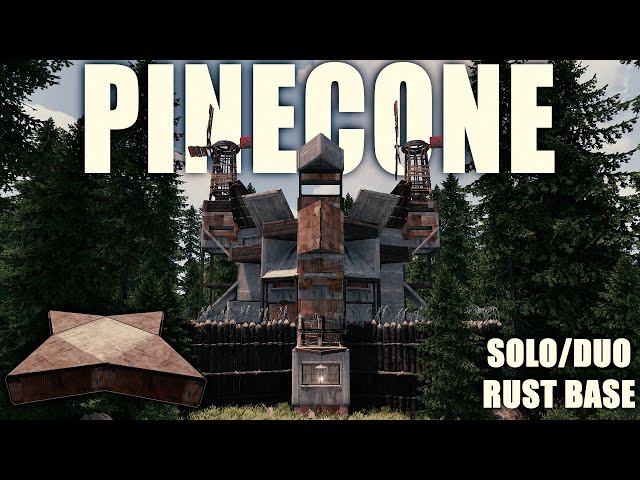 The PINECONE🌲 | BEST 2025 Solo/Duo BUNKER | RUST Base Design