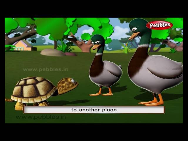 Tortoise and Geese | Panchatantra English Stories in 3D | 3D Moral Stories For Kids