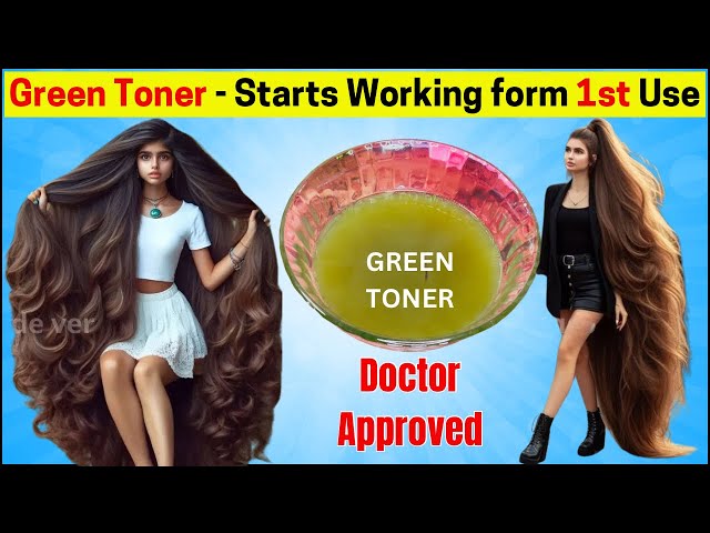 Doctor's Magical Green Toner Gives You Long, Thick hair growth. Home remedy for long hair growth