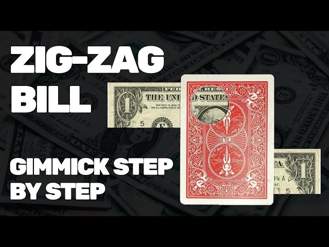 ZIG-ZAB BILL 🪄 NEW MAGIC TRICK TUTORIAL | Gimmick Step By Step #tricks #magic #foryou