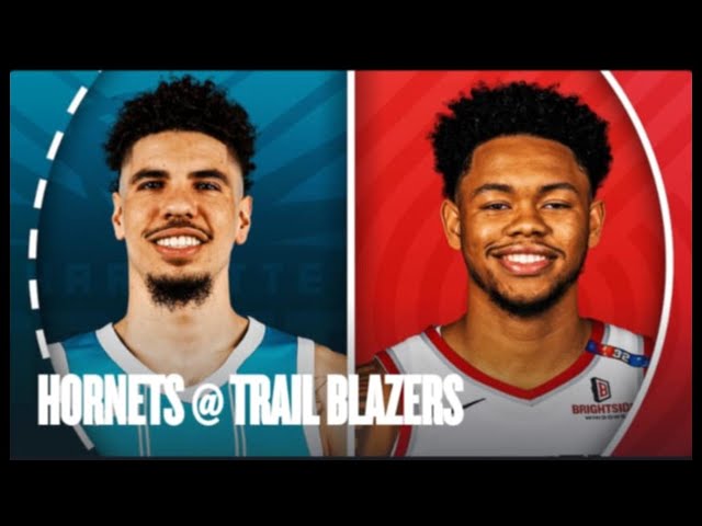 Charlotte Hornets at Portland Trail Blazers NBA Live Play by Play Scoreboard / Interga