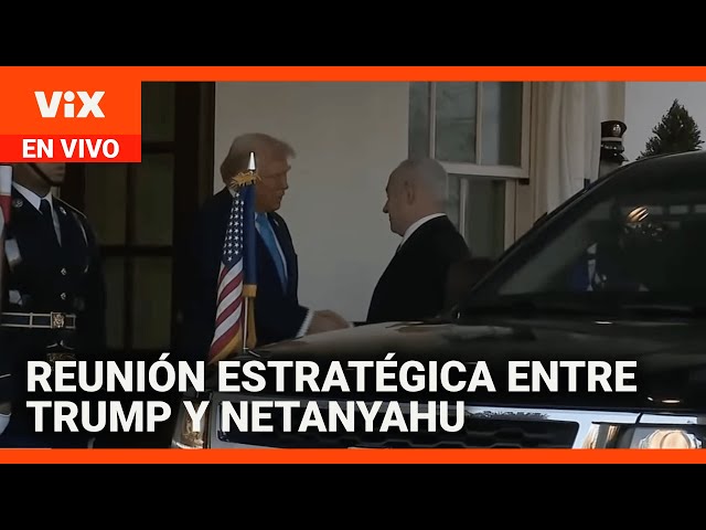 Benjamín Netanyahu y Donald Trump se reúnen en la Casa Blanca | Noticias Univision 24/7