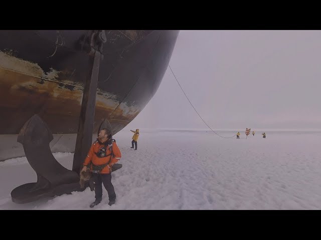 North Pole: Glaciologist Colin Souness talks the 50 Years of Victory (360° VR)