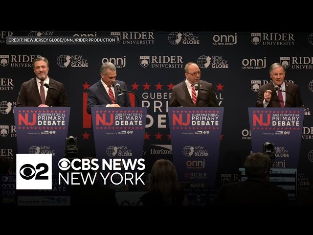 Trump agenda, mass transit among issues at NJ gubernatorial debate