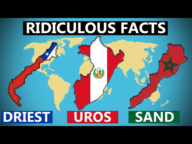 20 Random RIDICULOUS Geography Facts!