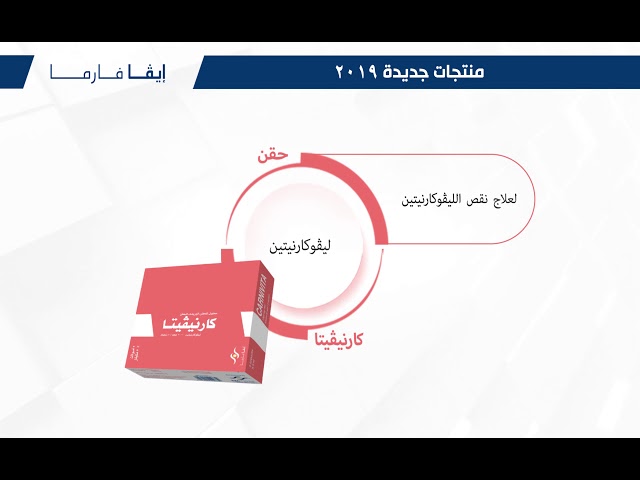 منتجات ايفا فارما الجديدة لسنة 2019