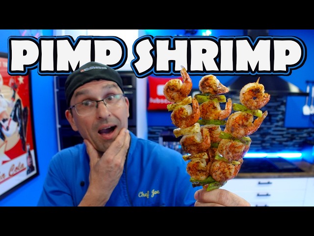 How to Cook Amazing Air Fried Shrimp Skewers at Home | Ninja Crispi