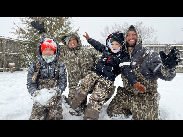 Louisiana Waited 130 Years for this SNOW STORM (Duck Hunting Catch and Cook)