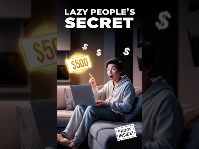 💸Make Money Online: The Affiliate Marketing Method for Lazy People #shorts