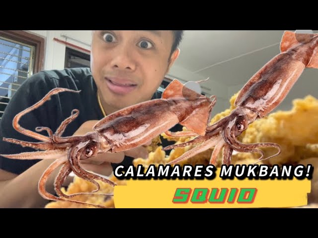 MUKBANG CAJUN BABY SQUID CALAMARES