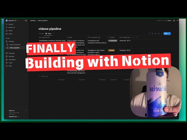 I'm Building a 2nd Brain in Notion for AI-powered Research