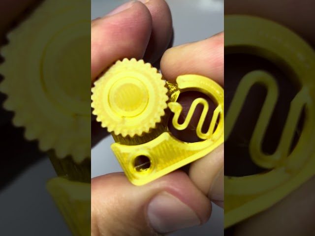 3D Printed Hearty Fidget Gear #3dprinting #stl #prusamk4