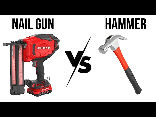 Nail Gun vs Hammer Which One Should You Get?