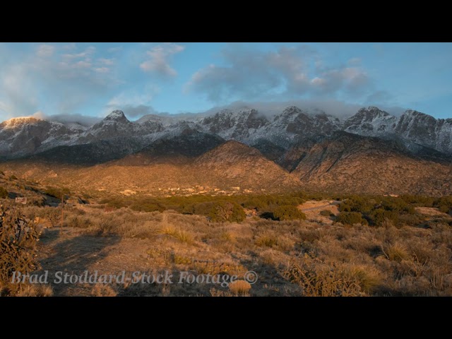 NM010 Sandia Mountain from La Luz time-lapse preview