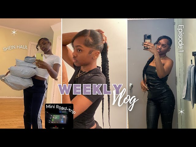 First Weekly Vlog of 2025 : Trying a new hairstyle + SHEIN HAUL + mini road trip and more!