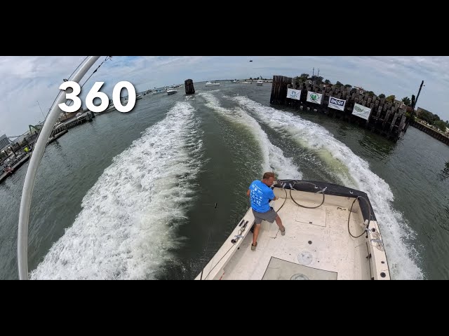 "Heather Nicole" Extreme Boat Docking in 360° | VR / 4K