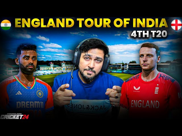 India vs England 4th T20 Match HARDEST Difficulty | England Tour Of India 2025 | Cricket 24 Live