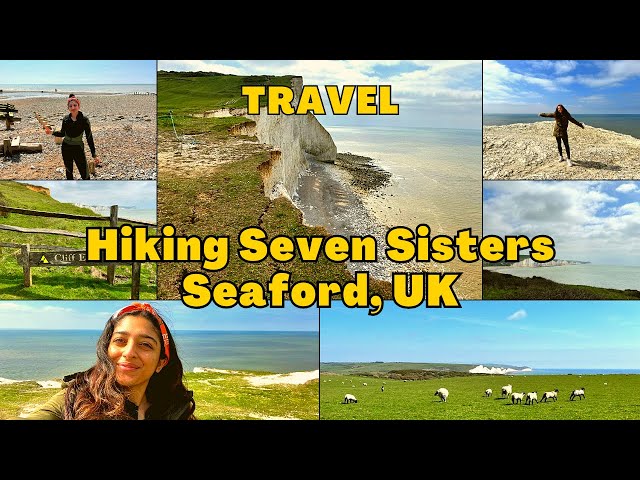 Seven Sisters Cliffs Walk & Hike, Hiking from London to Seaford | Train, Travel & Walking 4K