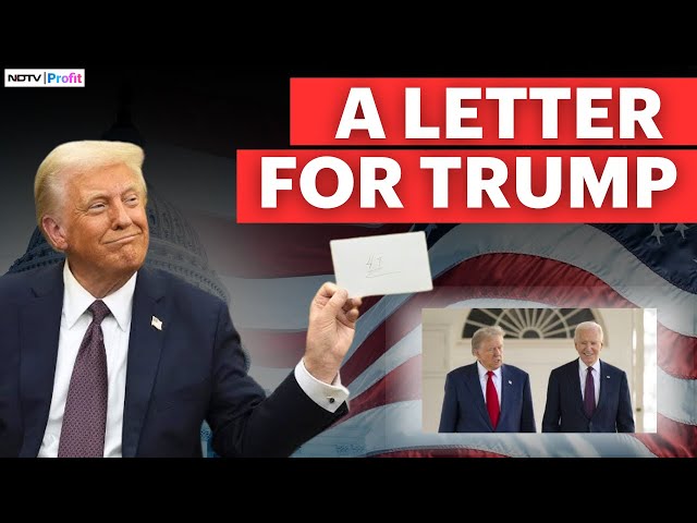 Trump Finds Letter From Biden On Live Camera | US NEWS | Viral Moment