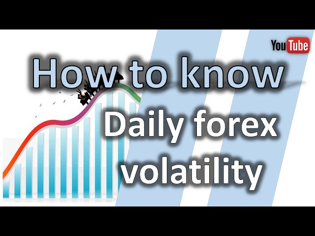 How To Know Daily Forex Volatility [Best Technique]