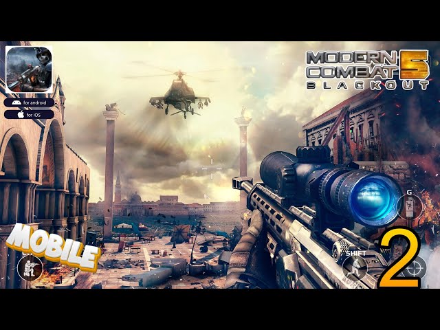 Modern Combat 5 Gameplay Walkthrough Part 2 (Android, iOS