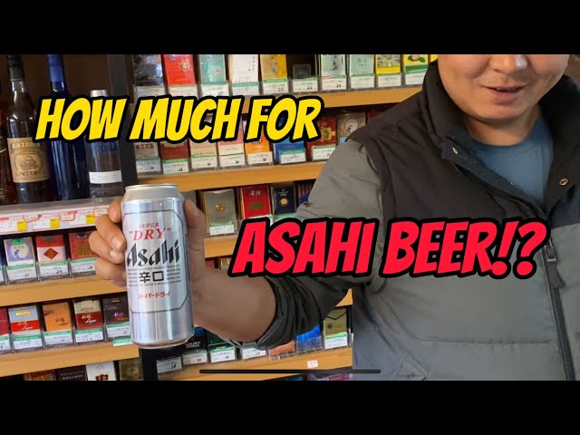 Cost in China: How much is a Tall Can of Asahi Beer?🍻