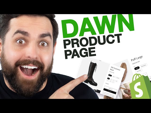 Designing a Clothing Store Product Page with Dawn Theme 2.0