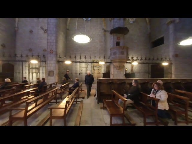 Pedralbes church, organ sounds #vr180 stereoscopic 3d