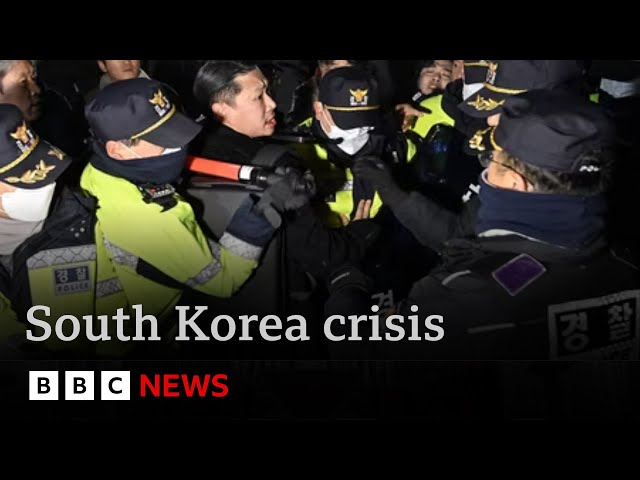 South Korea crisis -  President lifts martial law in humiliating U-turn | BBC News