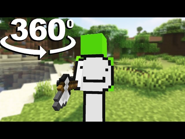 Minecraft but Dream Is Hunting You in 360 POV...