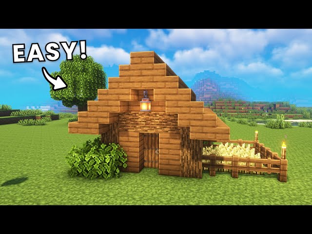 Simple Starter House for Survival Minecraft!