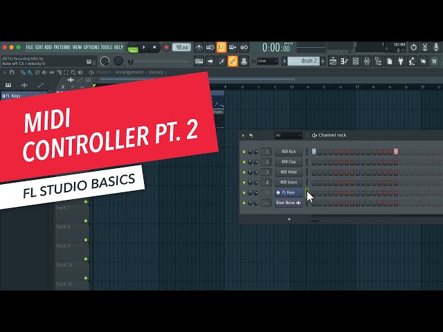 FL Studio Basics: Setting up Your MIDI Controller | Rishabh Rajan | Berklee Online 9/26