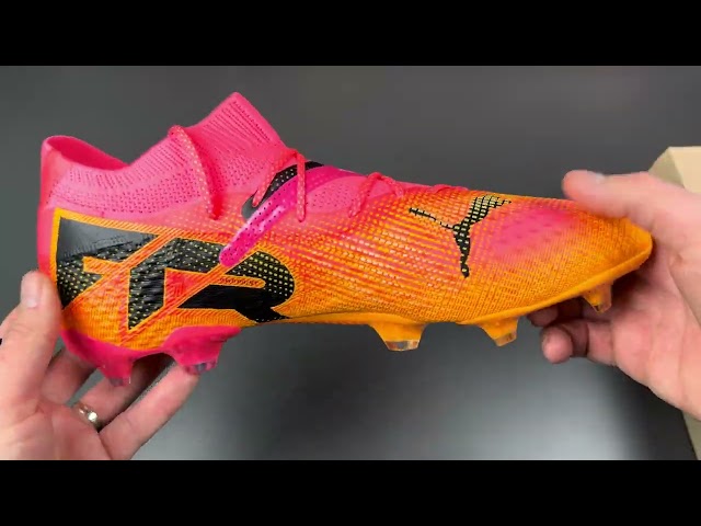 PUMA Future 7 Ultimate FG/AG Tricks - Sunset Glow/Sun Stream/PUMA Black/PUMA White LIMITED EDITION