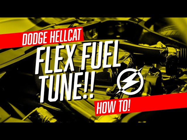 Learn How I Upgraded My Dodge Hellcat With A Flex Fuel Tune!